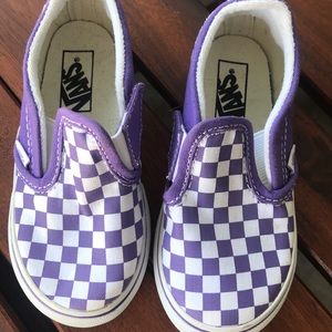 Toddler vans slip on size 8.5